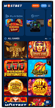 mostbet game in casino